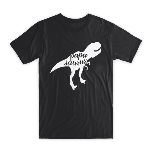 Papa Saurus T-Shirt Premium Soft Cotton Crew Neck Funny Tees Novelty Gifts NEW