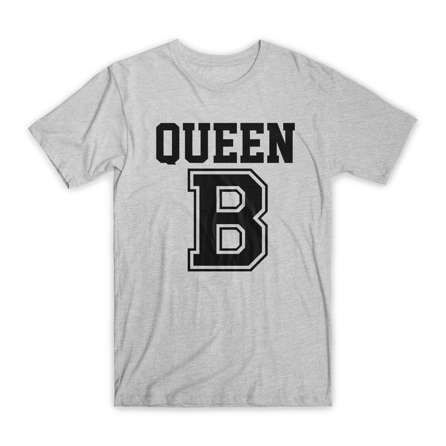 Queen B Printed T-Shirt Premium Soft Cotton Crew Neck Funny Tee Novelty Gift NEW