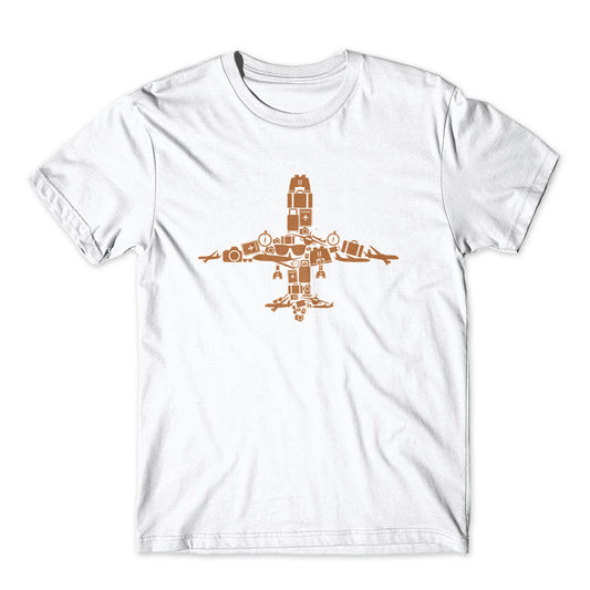 Airplane Stylish T-Shirt 100% Cotton Premium Tee NEW