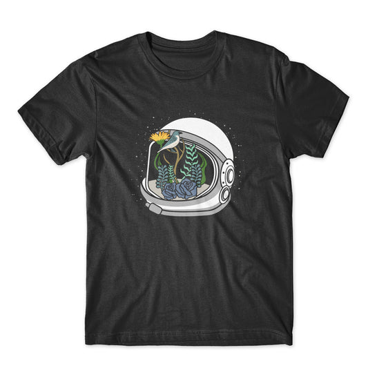 Astronaut Flowers T-Shirt 100% Cotton Premium Tee NEW