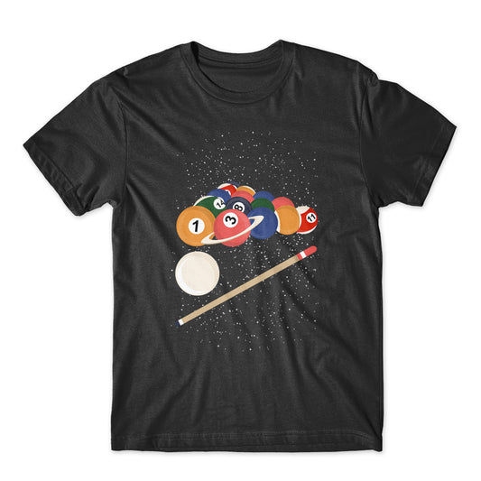 Billiard Game In Space T-Shirt 100% Cotton Premium Tee NEW