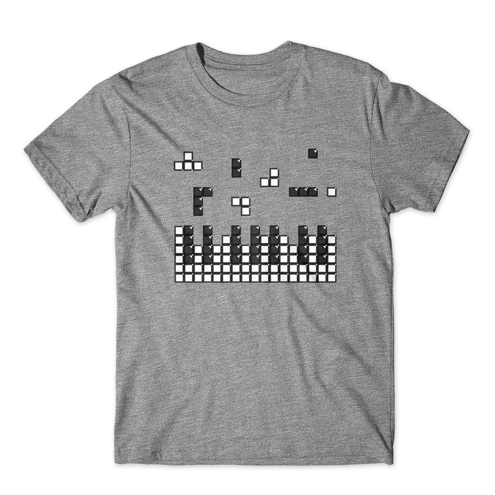 Brick Piano Music Game T-Shirt 100% Cotton Premium Tee NEW