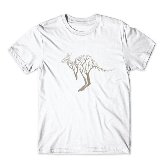 Kangaroo Tree Forest T-Shirt 100% Cotton Premium Tee NEW