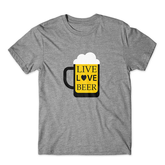 Live Love Beer T-Shirt 100% Cotton Premium Tee