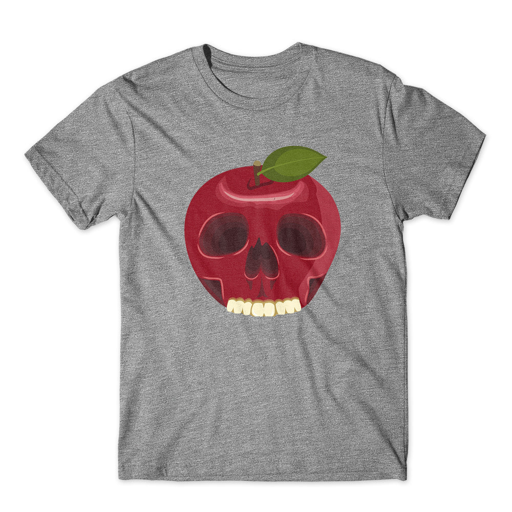 Red Apple Skull T-Shirt 100% Cotton Premium Tee NEW