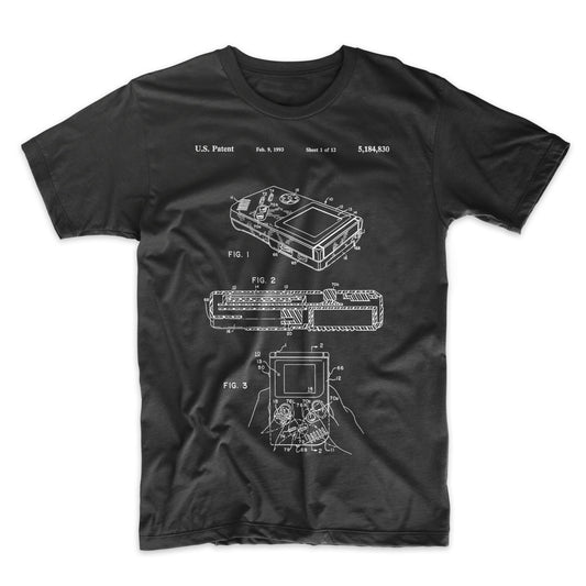 Atari Game Boy Patent T-Shirt - Mighty Circus