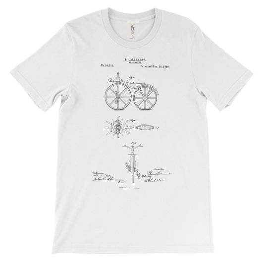 Bicycle Patent T-Shirt - Mighty Circus