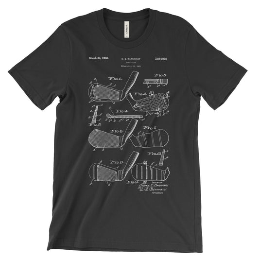 Golf Club Patent T-Shirt - Mighty Circus